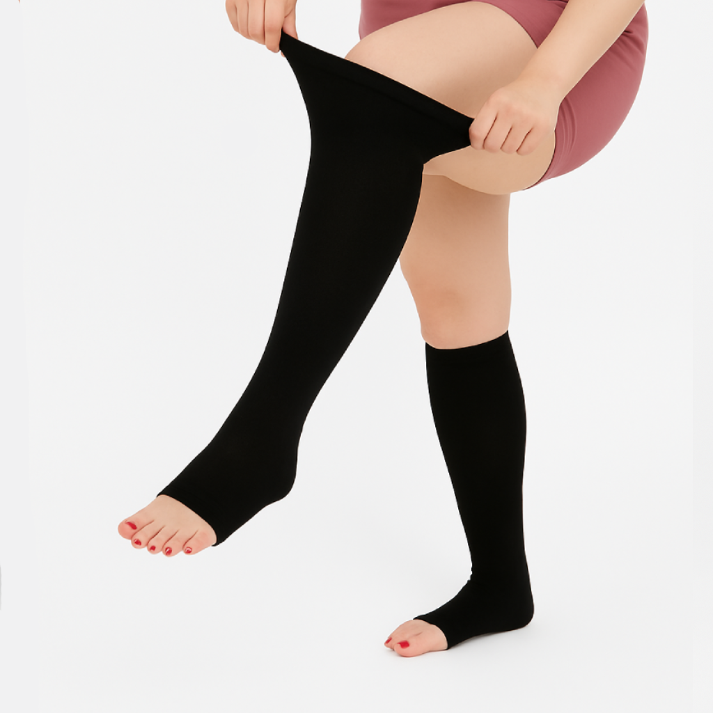 Beyondstep™ Advanced Wide Compression Socks For Swelling Relief (Open-toe)